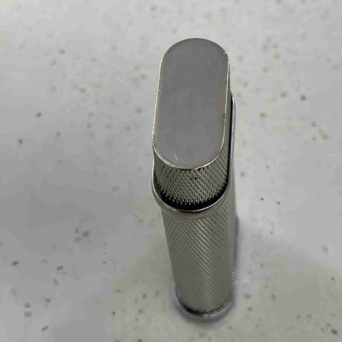 Antique Cartier Lighter - Oval Clous De Paris Silver