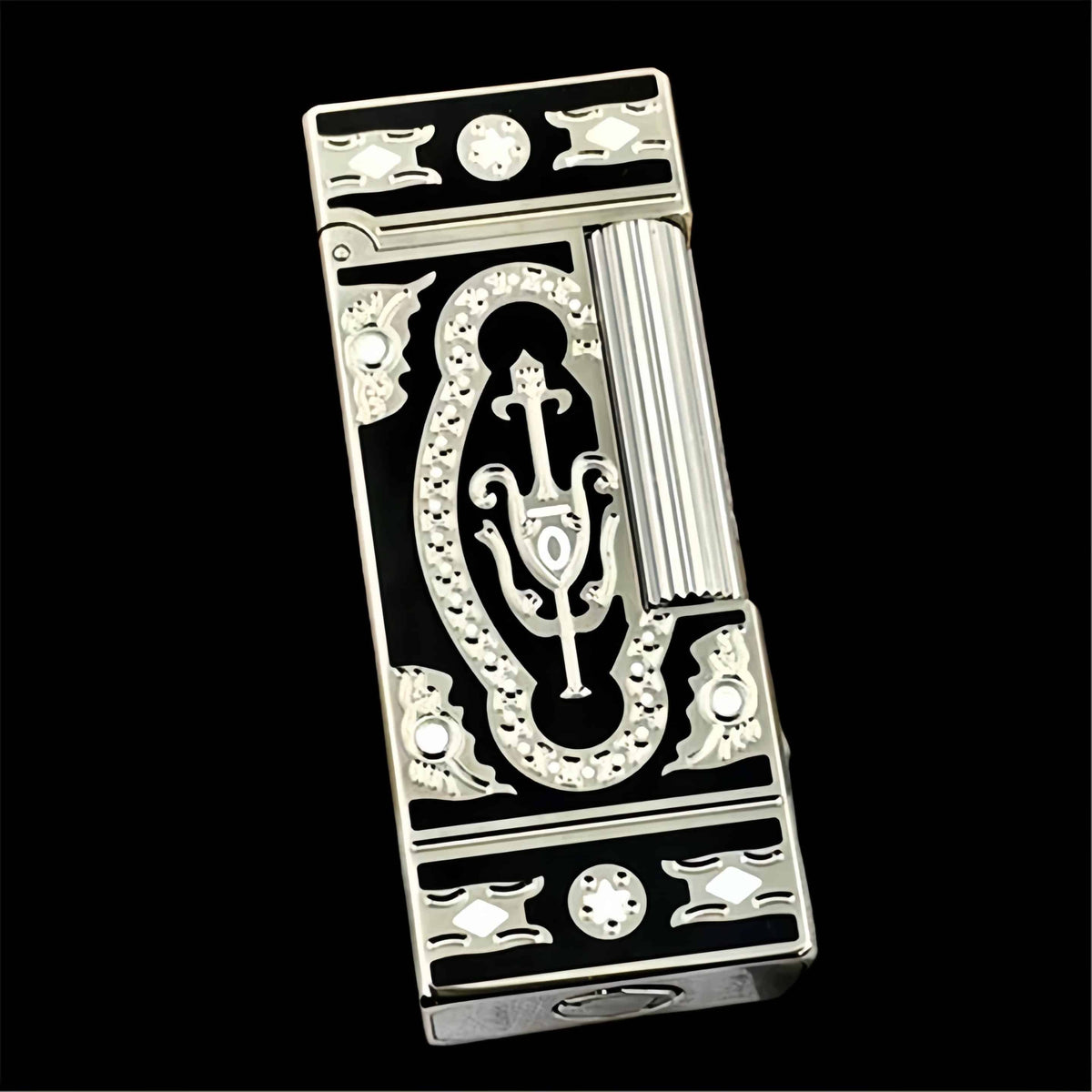 Side-Slip Vintage Lighter - Boutique Gold Mechanical Art