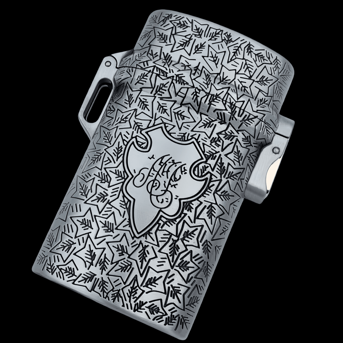 Gothic Knight Cigarette Case - Vintage Armor Metal