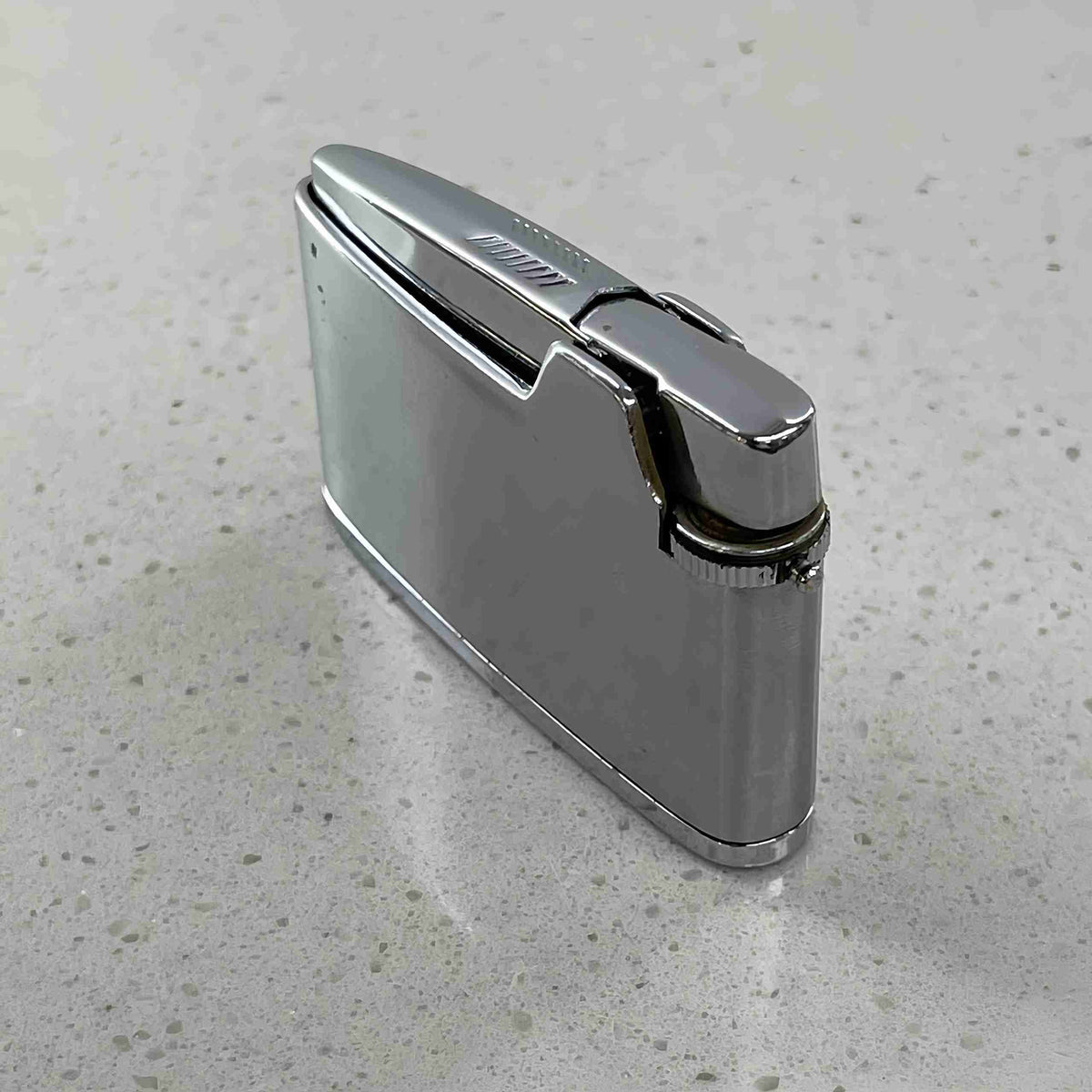 Antique Minerva Lighter - 1960s Crown Mechanical Art